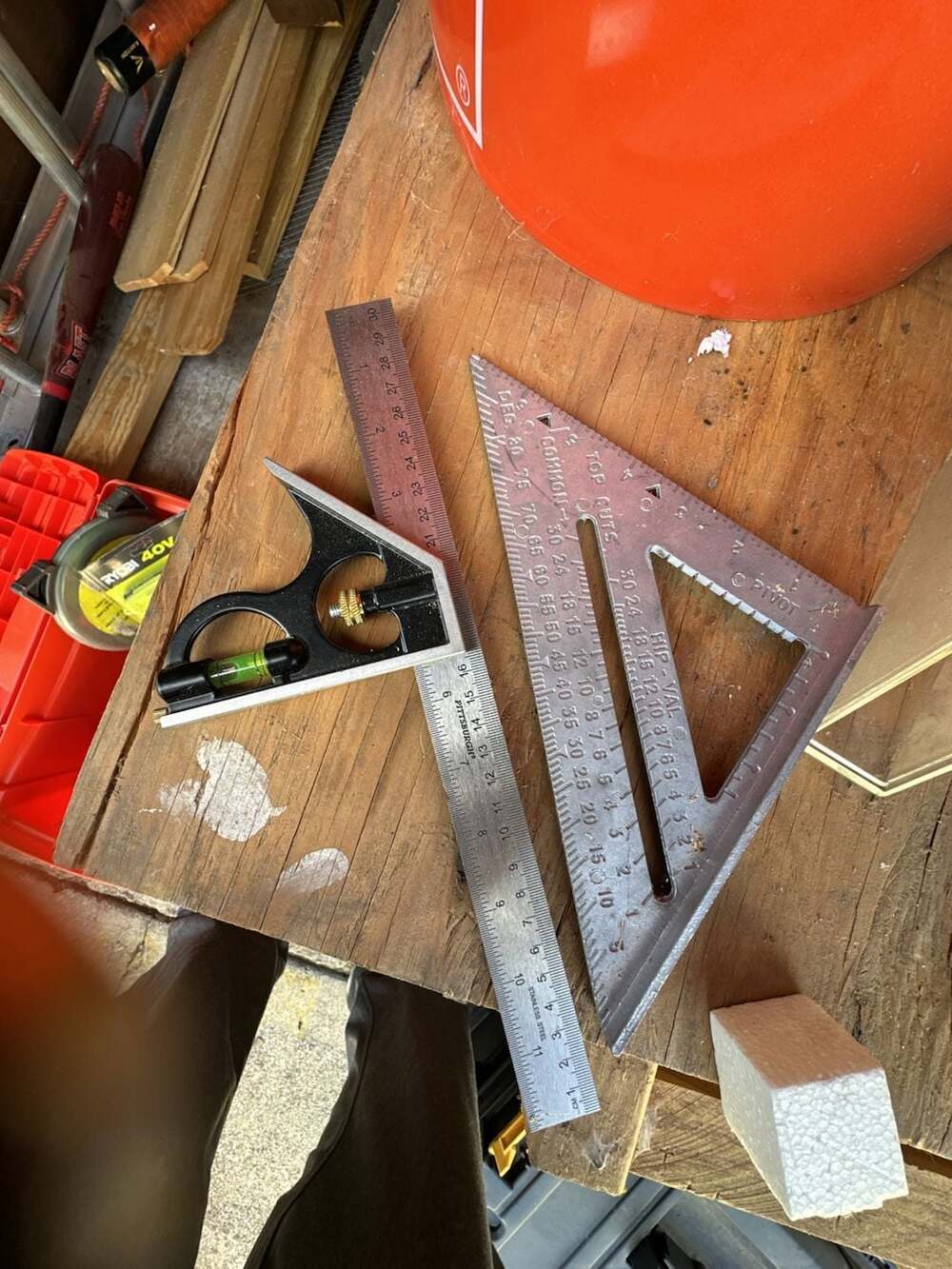 Pittsburgh 12 Inch Combination Square and Swanson Speed Square Layout Tool Set